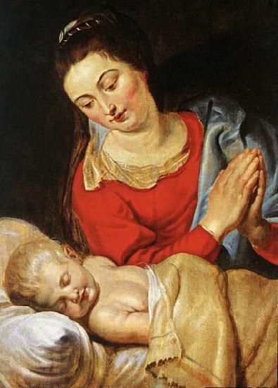 RUBENS, Pieter Pauwel Virgin and Child France oil painting art